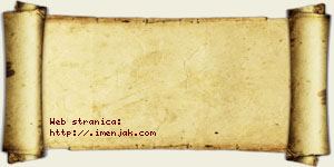 Isidora Avramović vizit kartica